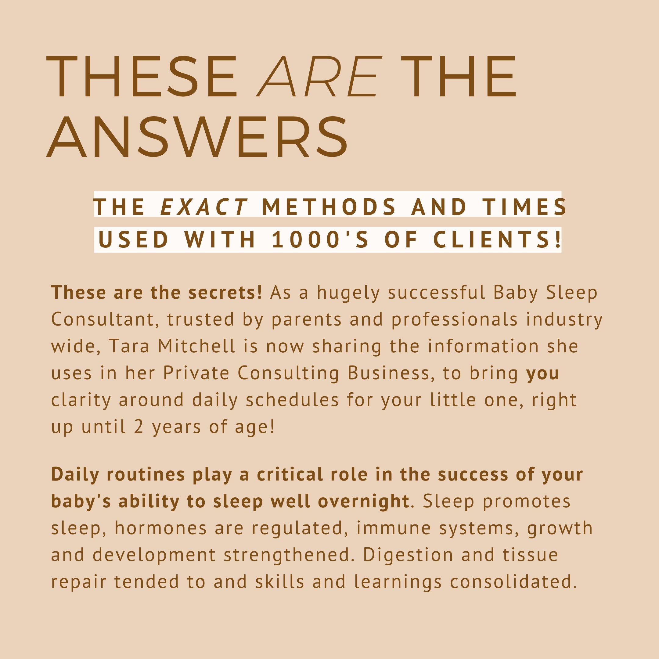 The Ultimate Daily Baby Guide